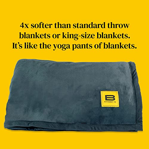 Big Blanket Co Original Stretch Smoke Grey 120” x 120” (10' x 10