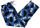 Cookie Monster Mens Lounge Pants Sleep Bottoms Print Cotton