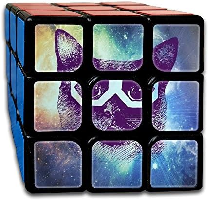 ColorSee Cat With Glasses Rubik's Cube 3x3 Brain Training Game Magic Cube For Kids Or Adults With New Durable Structure