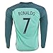 JerzeHero Portugal Ronaldo #7 Kids Youth Soccer Gift Set ✓ Soccer Jersey ✓ Shorts ✓ Jersey Drawstring Bag ✓ Home or Away ✓ Short Sleeve or✓ Long Sleeve (YL 10-13 yrs, Away Long Sleeve)