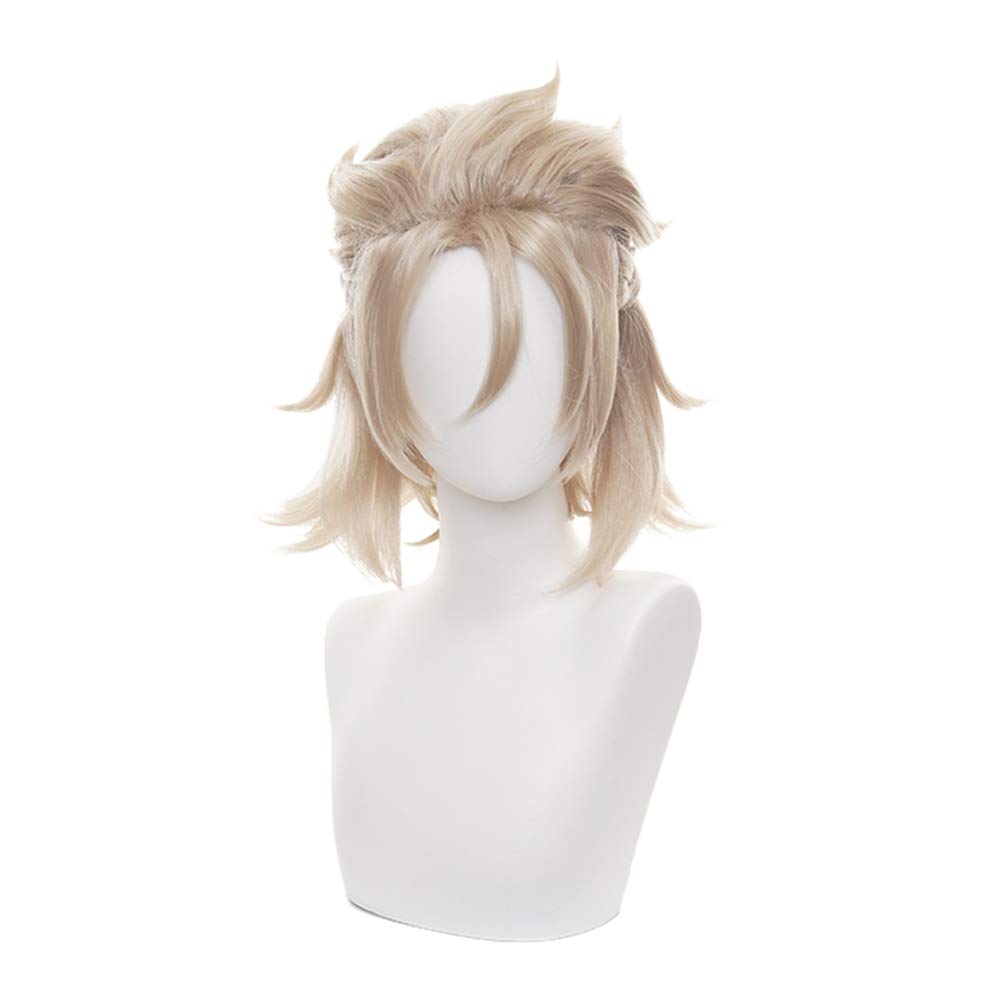 OSIAS Color Layered Albedo Genshin Impact Cosplay Wig for Man and Boys โ image 1