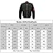 HANQIU Men's Bomber Jacket Lightweight Flight Varsity Jackets Zipper Up Casual Windbreaker…