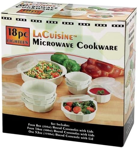Microwave Dishes Cookware 18 Pieces