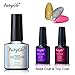 12pcs Wine Red Nail Polish UV LED Soak Off Nail Art Salon Gel Manicure Starter Kit Gift Set 001 By FairyGlo