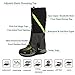 ayamaya Hiking Gaiters Waterproof Kids’ Snow Leg Gaitors, Breathable High Boots Children Snake Ski Gaiters for Outdoor Sports Walking Hunting Climbing Mountain Snowboarding (Adult- Black)