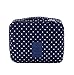 Ac.y.c Printed Multifunction Portable Travel Toiletry Bag Cosmetic Makeup Pouch Case Organizer for Travel (Navy Point)