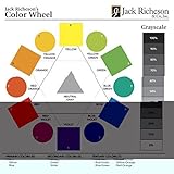 Jack Richeson 499975 Individual Large Color Wheel Teaching Chart, 7
