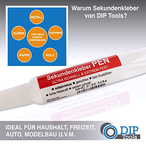 DIP-Tools geruchloser Sekundenkleber extra stark - Klebestift - Kleber Modellbau - Sekundenkleber Kunststoff… – Bild 7