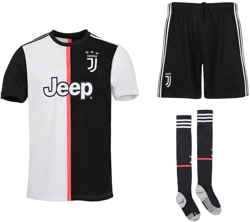 Wqzliio Personalised Football Kits for Kids Adult Youth Boys,Customize 2019-2020 (Home & Away) Football Soccer Jersey & Shorts & Socks Personalised Any Name and Number