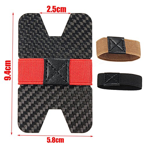 Tle - Travel Supplies - Men Slim Wallet Carbon Fiber Blocking Minimalist Credit Card Case Holder Wallet Fibre Pocketbook Holder Manpower - 1PCs