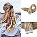 Full Shine Tape in Human Hair Extensions Color 10/613 Blonde with Brown Hair 18 Inch Real Hair Extensions Tape in 20 Pieces for Wedding 50grams Seamless Skin Weft Natural Hair Extensions Tape Ins