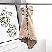 Paw Paw House Pack of 4, Hand Towels for Bathroom Kitchen with Hanging Loop Super Soft Absorbent Machine Washable Quick Dry 15.7