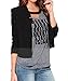 Face N Face Women's Cotton Long Sleeve Slim Short Blazer Suit Jacket