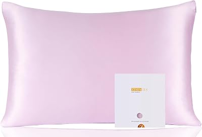 ZIMASILK 100% Mulberry Silk Pillowcase Lavender 50x75 cm 6A 600TC