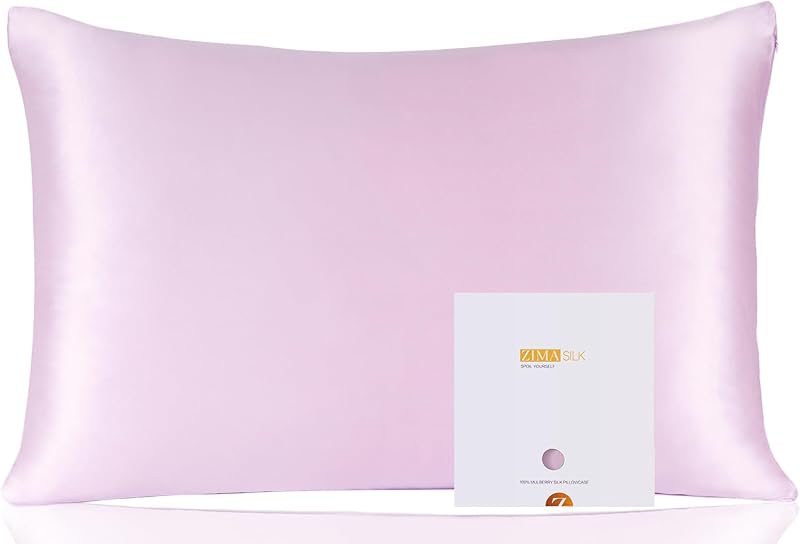 ZIMASILK 100% Mulberry Silk Pillowcase Lavender 50x75 cm 6A 600TC