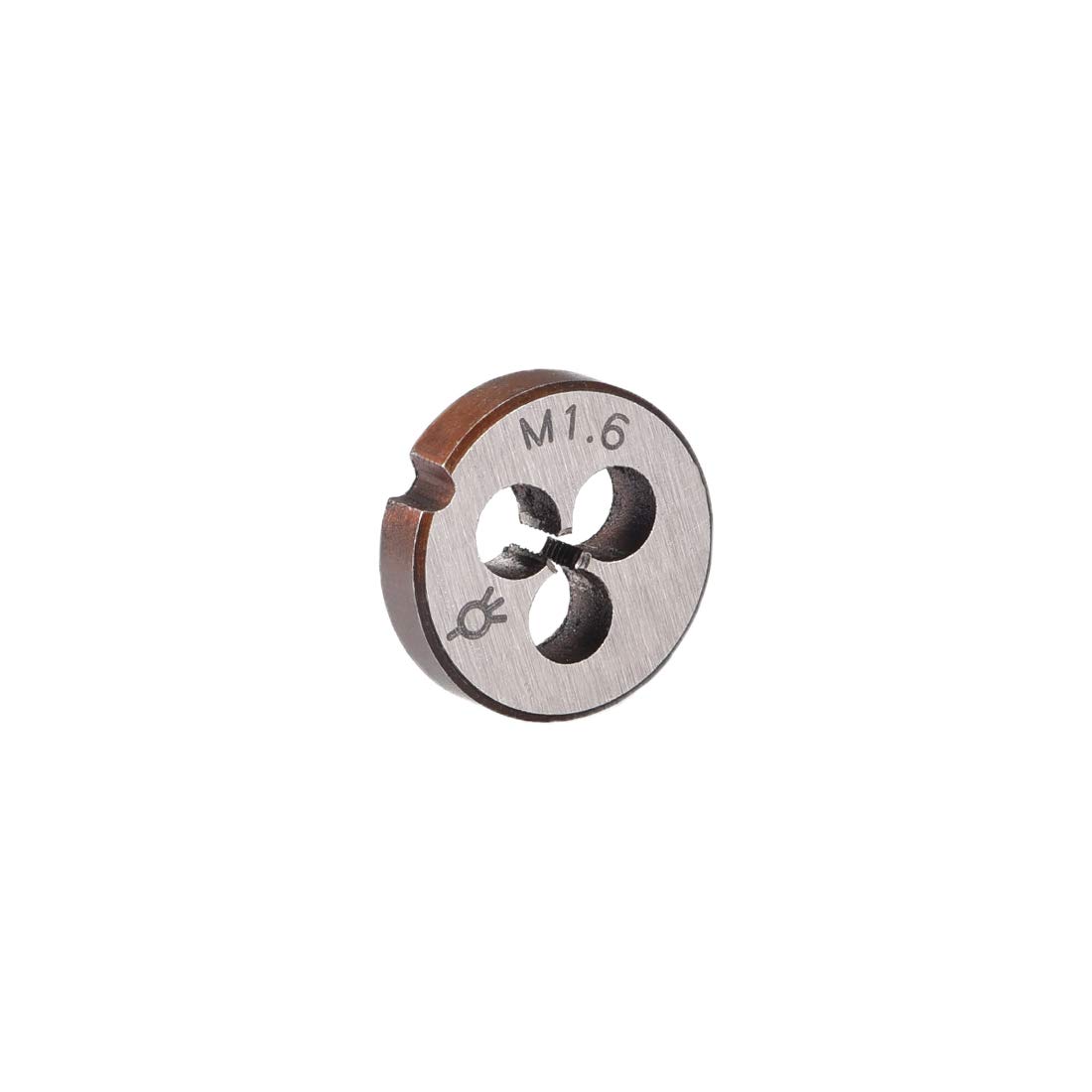 uxcell M1.6 X 0.35 Metric Round Die, Machine Thread Right Hand Threading Die, Alloy Steel Screw Thread Cutting Die