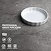 Sweese 505.001 Porcelain Ramekins Round Tart Pan Mini Fluted Quiche Dishes - 5 Ounce for Creme Brulee - Set of 6, 4.8 x 0.8 Inch, White