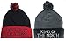 Game Of Thrones: Winter Is Here Unisex Beanies With Removable Pom (Set Of Two: King Of North & Mother Of Dragons)