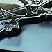 FANMATS 15055 West Virginia Mountaineers Chrome Metal Hitch Cover with Chrome Metal 3D Emblem