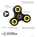 Anti-Stress Spinner | PREMIUM Fidget Hand Spinner Toy Stress Reducer Relieves ADHD Anxiety and Boredom With Premium Hybrid Ceramic Bearing - Black & Yellow Color