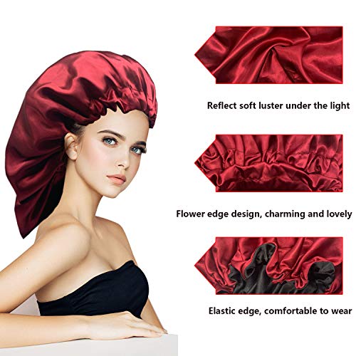 Satin-Bonnets-Adjustable-satin-bonnets-for-women-Double-Layer-Large-Sleeping-Silk-Bonnet-Soft-Sleep-Bonnet-For-Women-Girls-Curly-Natural-Hair-Night-Sleep-Cap