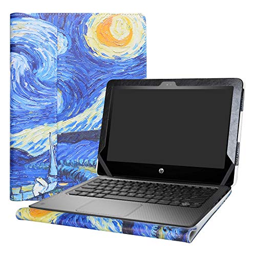 Alapmk Protective Case Cover For 11.6" HP ProBook x360 11 G1 EE /G2 EE /G3 EE / G4 EE /G5 EE /G6 EE/G7 EE Series Laptop(Warning:Not fit HP other 11.6 inch Laptop),Starry Night