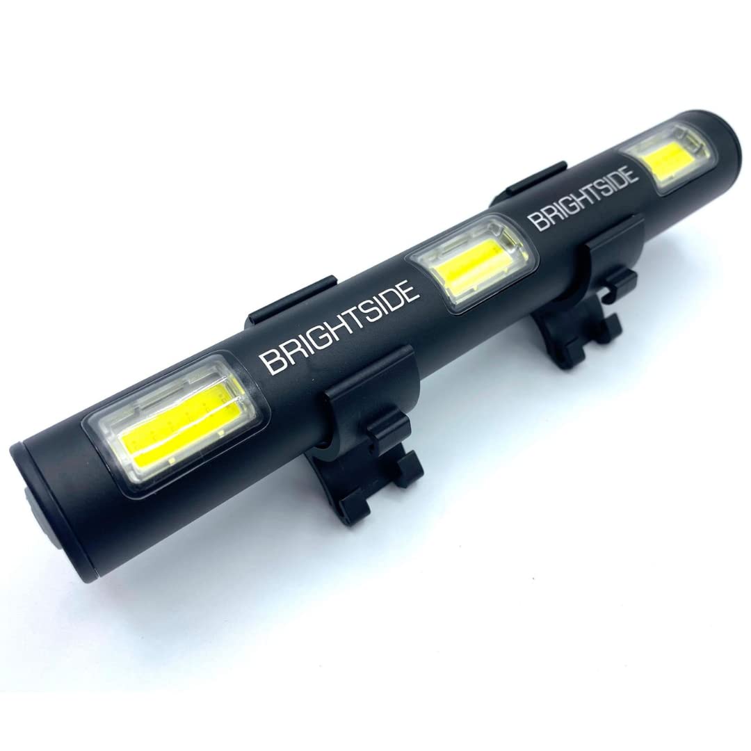 Front Bike Bar Light for Road Cyclists 240 Lumen Stay Seen Bike Light. USB Rechargeable, Waterproof, Multi-Mode Safety Light, 3000+ Charge Cycles, Intelligent Memory, Universal Mounting