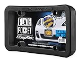 BumpTEK Plate Pocket (Extreme Edition) - The Thickest, Toughest, All Rubber Front Bumper Guard, Front Bumper Protection, License Plate Frame. Flexible Rubber Cushions Parking Bumps!