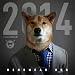 Menswear Dog 2014 Wall Calendar by 
