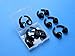 12pcs: 6 Pairs S/M/L (B) Left and Right Side Ear Stabilizers Helper Eartips for Jaybird Bluebuds X Premium Bluetooth In Ear Earphones / Headphones
