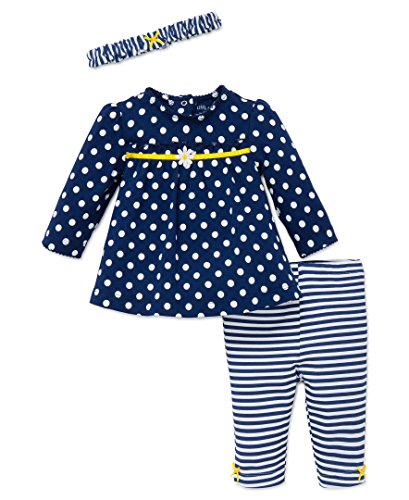 Little me baby girls  3 piece tunic and legging set wit…