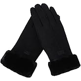 Winter Gloves for Women Cold Weather Warm Ladies Girls Ski Snow Gloves Touch Screen Texting Gloves Running Cycling Driving Gloves