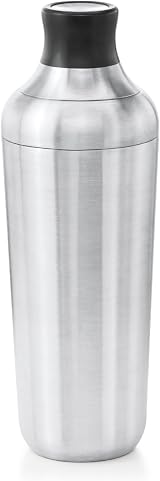 OXO Steel Single Wall Cocktail Shaker with Jigger Cap and Gaskets