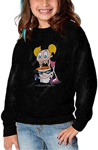 KAIQUQU Toddler Sweatshirt Dexter's Laboratory Baby Pullover Sweatshirt