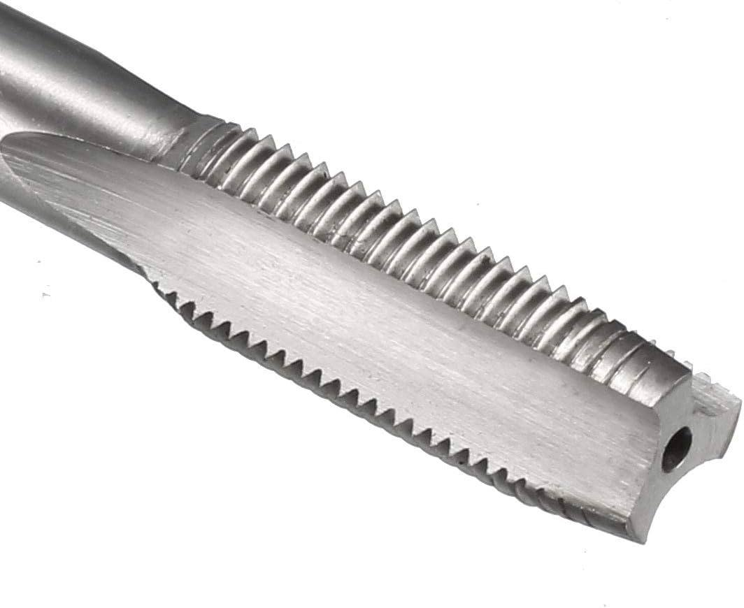 sourcing map Metric Machine Thread Tap M10 x 1 H2 High Speed Steel Straight Flutes Screw Tapping Threading Machinist Repair DIY Tool 2pcs - Image 5