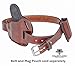 The Ultimate Leather Gun Holster | 3 Slot Pancake Style Belt Holster | Handmade in The USA! | Fits All 1911 Style Handguns Relentless Tactical | Brown Left Handed