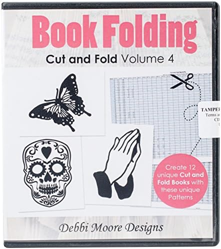 Debbi Moore Designs Debbi Moore CD Rom Cut & Fold Book Folding Patterns, Times New Roman Alpha 4B, Mini Upper