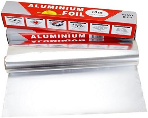 SWIHELP Foiled Tape Rolls, Aluminum Foil Paper For Cooking, Profession Tools For Barbecue Baking or Picnic, High Temp Heat-Resistant. (10m)