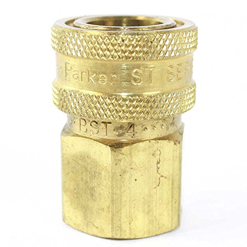 Interstate Pneumatics CNV880B 1/2 Inch Straight Through Coupler 1/2 Inch Female NPT - No Valve