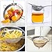 Wellehomi Collapsible Colanders with Handles Round Kitchen Sink Strainers | Heat-Resistant Silicone | Stackable, Space-Saving Design Pasta, Vegetables