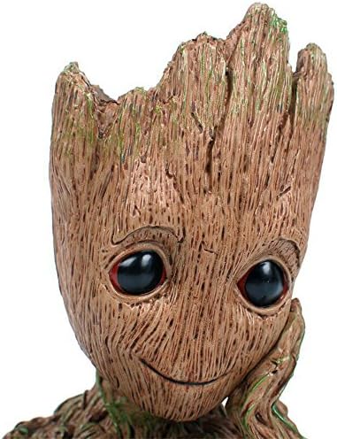 TOY INNOVATION Fashion Guardians of The Galaxy Flowerpot Baby Groot Action Figures Cute Model Toy Pen Pot Best Christmas Gifts For Kids