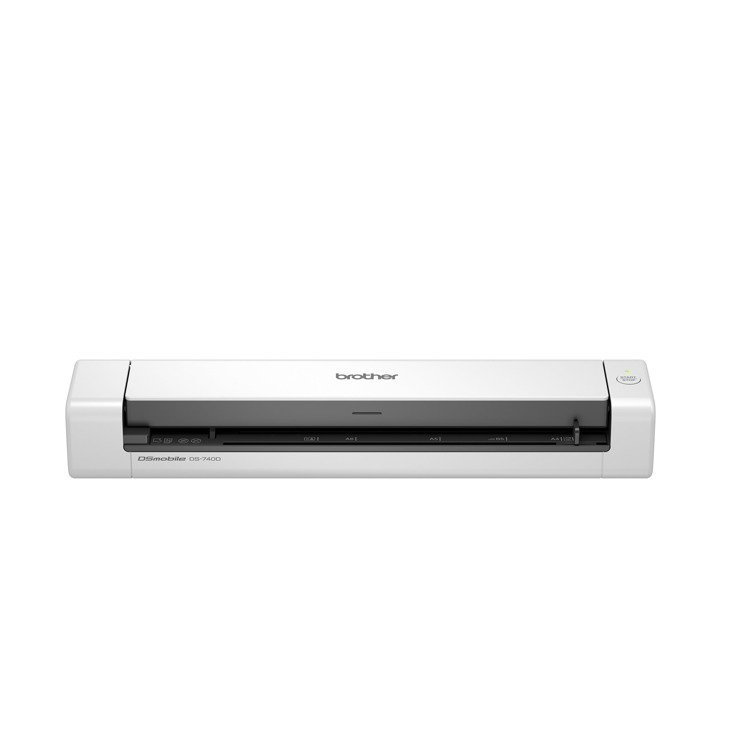 Brother DS-740D Document Scanner, USB 3.0, DSMobile, Portable, 2 Sided Scanning, 15PPM, A4 Scanner, Includes Micro USB Cable, White