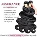 Connie Brazilian Hair Bundles Body Wave 100% Human Hair 3 Bundles 14 16 18 inch Weave Hair Human Bundles Natural Color 1B#