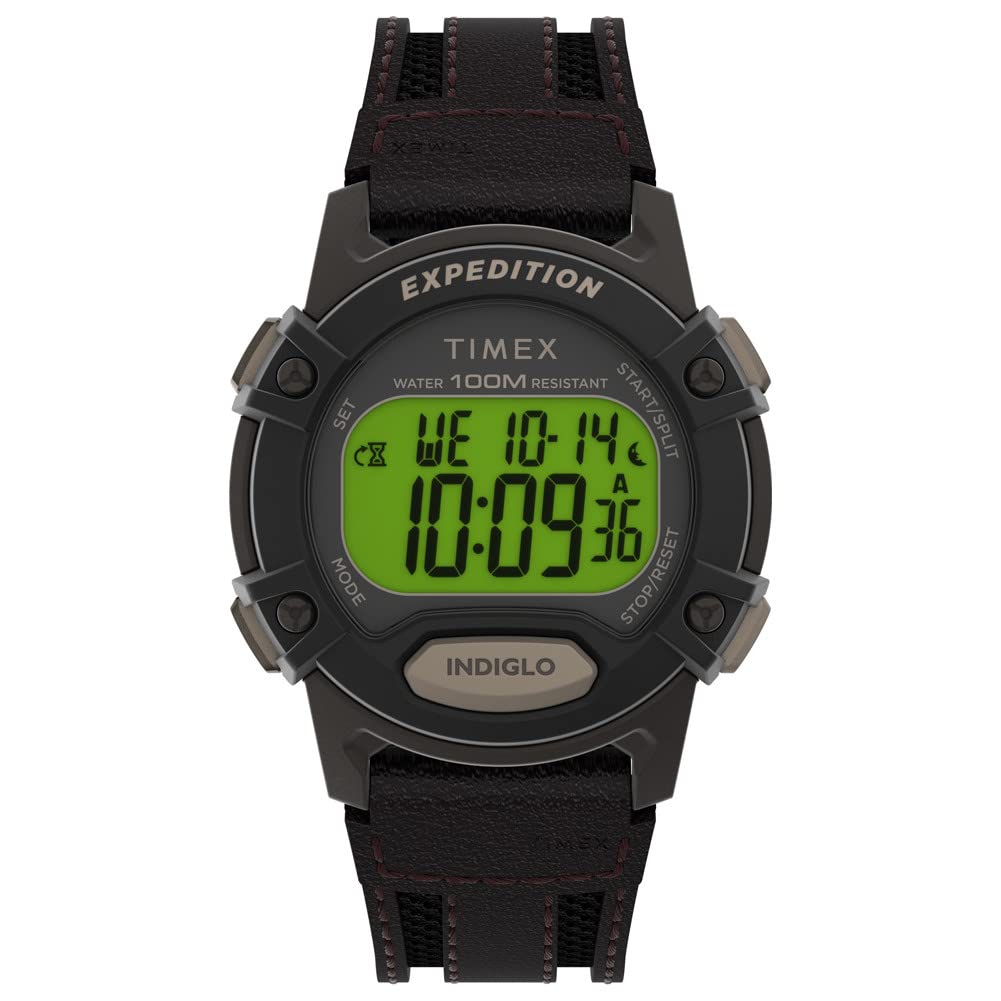 Timex Expedition CAT5 Men's 41mm Leather Strap Watch TW4B24500