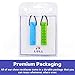 Sensory Chewy Necklace for Boys & Girls | IMPROVED DESIGN | 2-Pack (Blue & Green) - Perfect for Autistic, ADHD, SPD, Oral Motor Children Kids - Sensory Teether - By Lull Kids