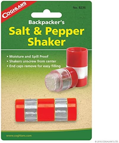 Coghlans Salt &amp; Pepper Shaker, A Compact, Sturdy 8236