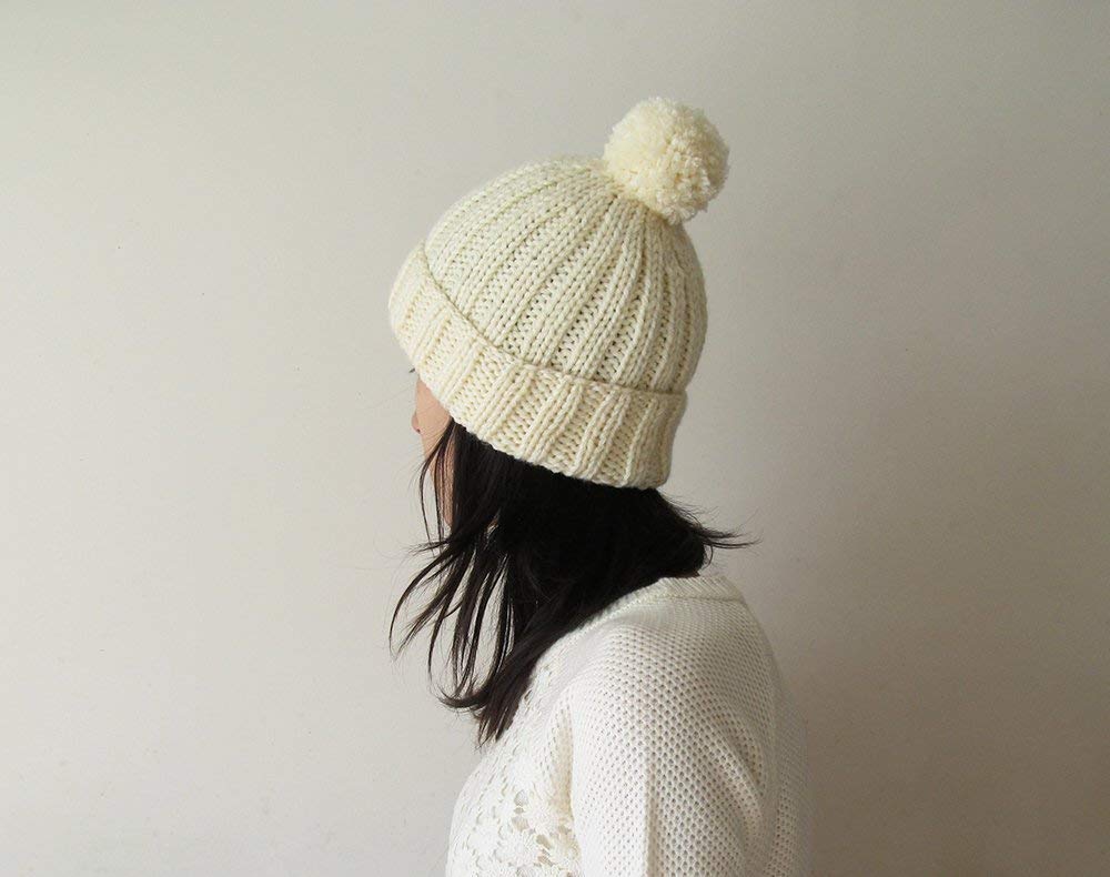 how to knit a big hat