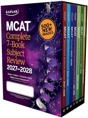 MCAT Complete 7-Book Subject Review 2024-2025, Set Includes Books