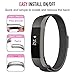 Oitom for Fitbit Alta HR Accessory Bands and Fitbit Alta Band (Dark Grey, Small 5.1