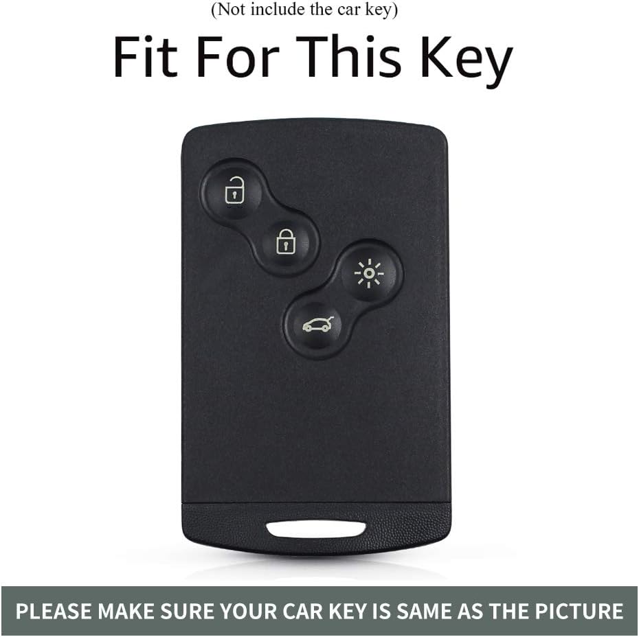 ontto Car Key Cover Case for Renault Key fob for Renault Kadjar Captur Clio Scenic Megane Duster Sandero Twingo koleos Remote accessories key Shell key Holder Remote key Protector-Red - Image 3